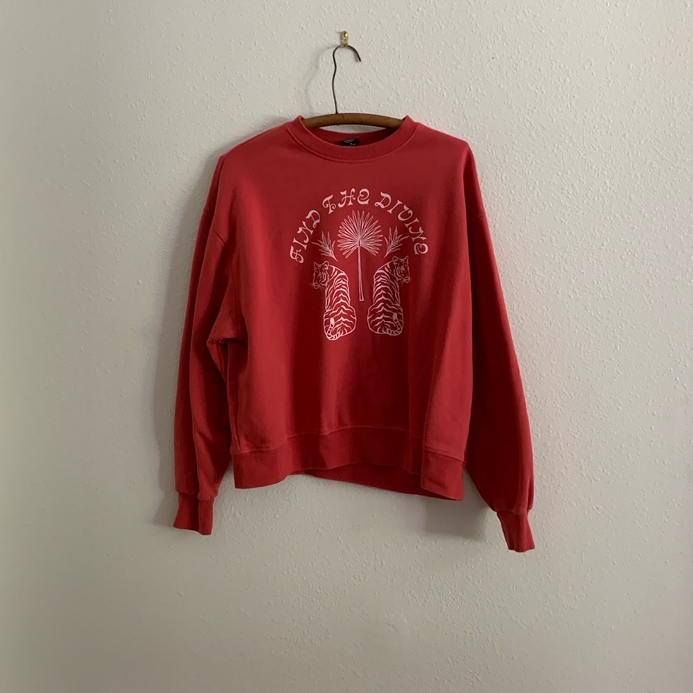 pacsun red crew neck women’s size small